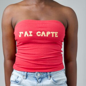 J’ai Capté Red Strapless